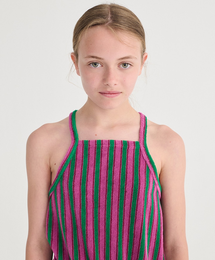 Meisjes jumpsuit paars