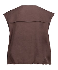 Dames gilet bruin