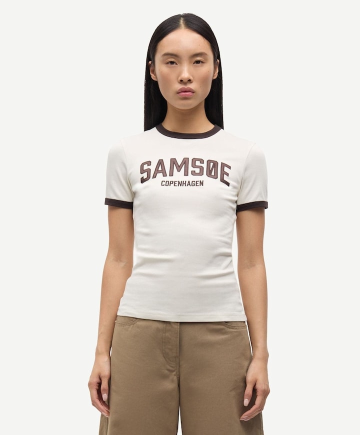 Dames T-shirt ecru