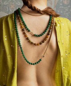 Dames ketting groen