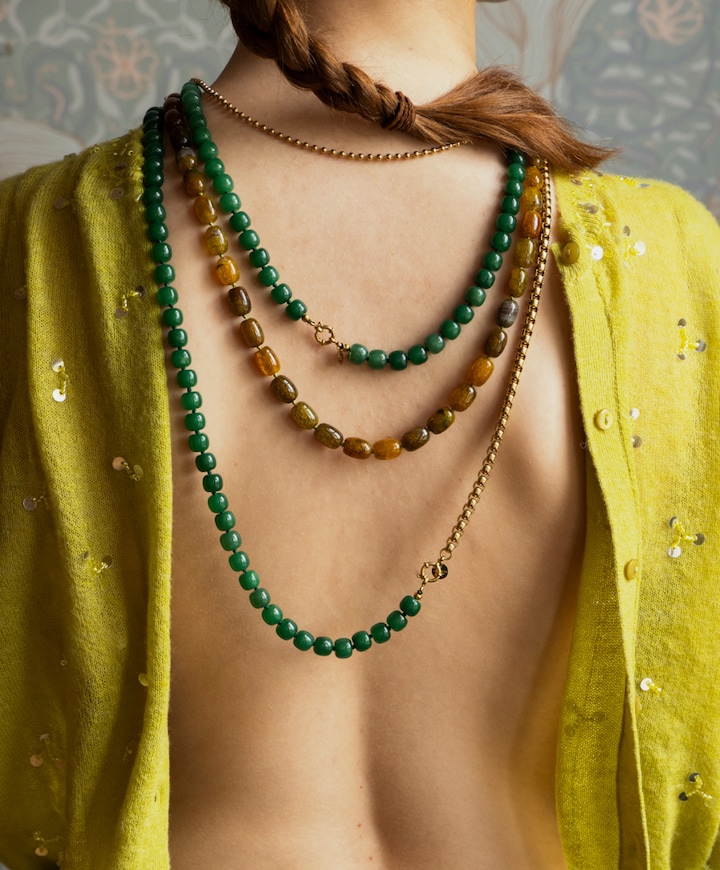 Dames ketting groen