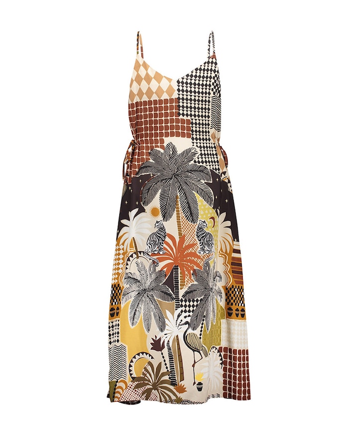 Dames jurk multicolor