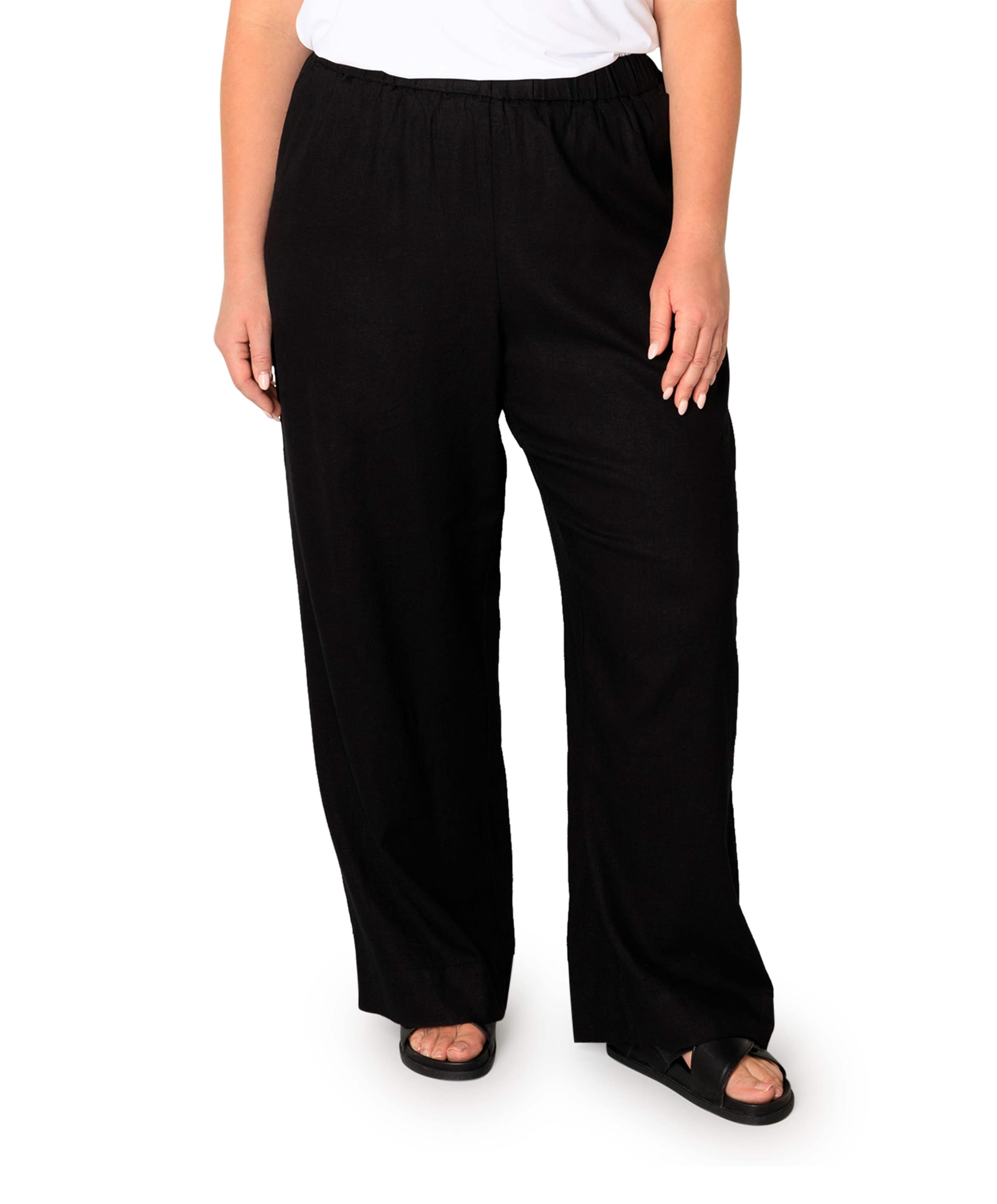 Yula dames broek zwart