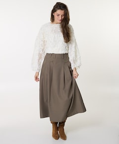 Dames rok beige