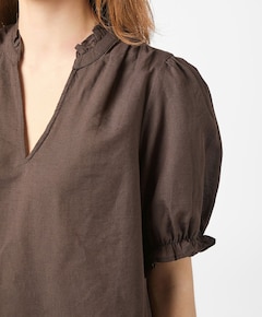 Dames blouse bruin