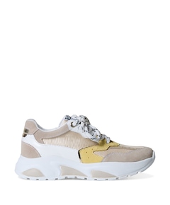 meisjes sneakers beige