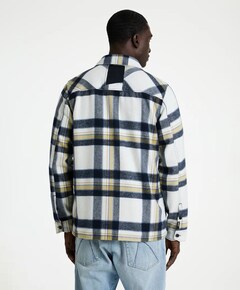 Heren overshirt blauw