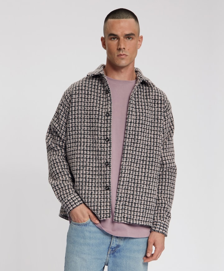 Heren overshirt rood