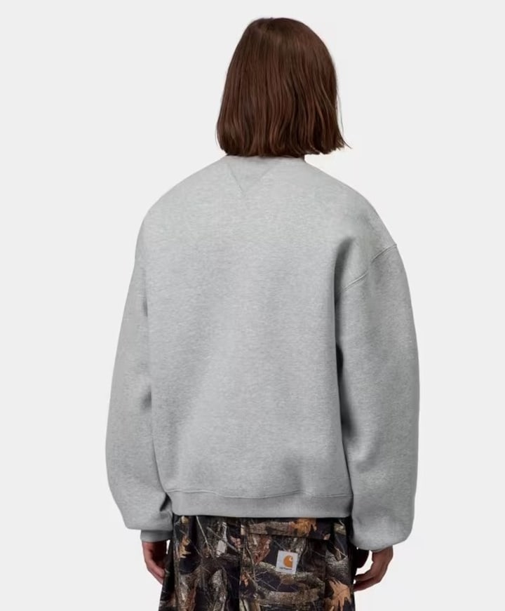 Heren sweater grijs