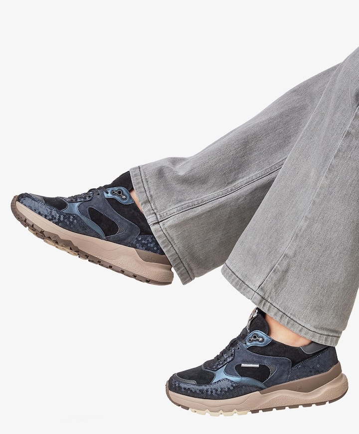 dames sneakers blauw