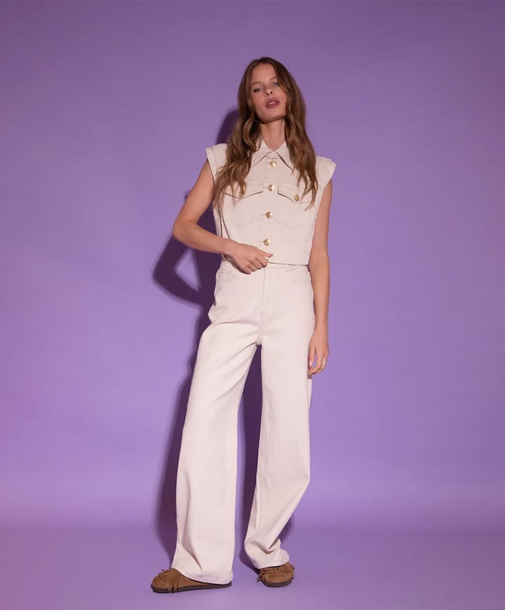 261-31 dames jeans beige