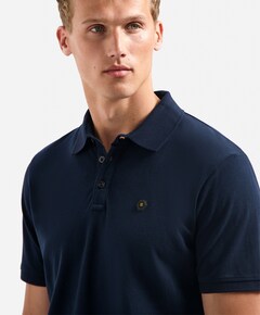 Heren polo blauw