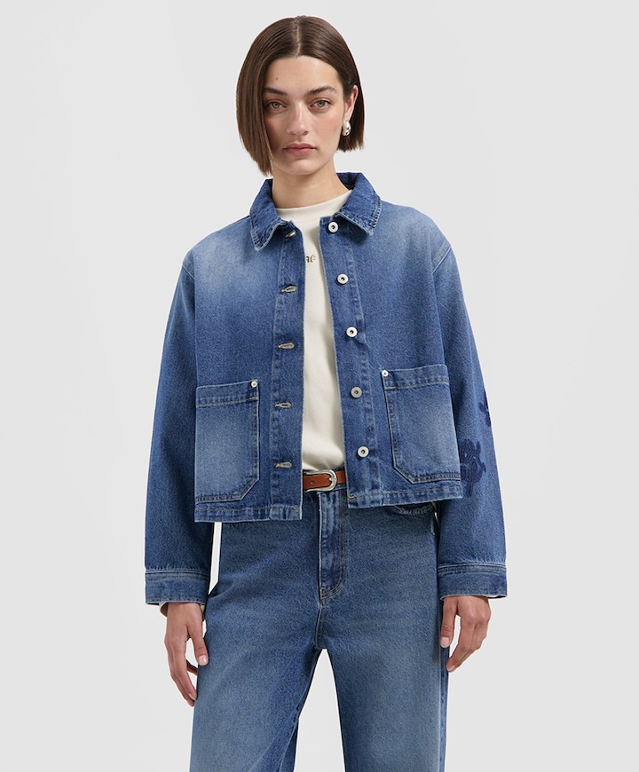 Jeansjack blauw