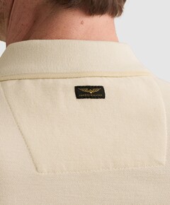 Heren polo ecru