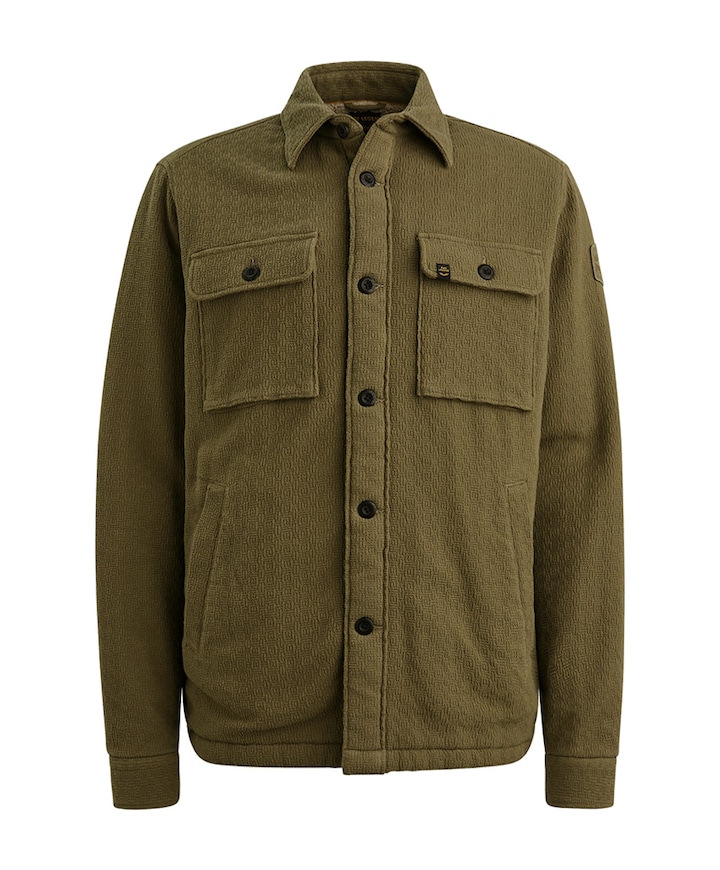 Heren overshirt groen