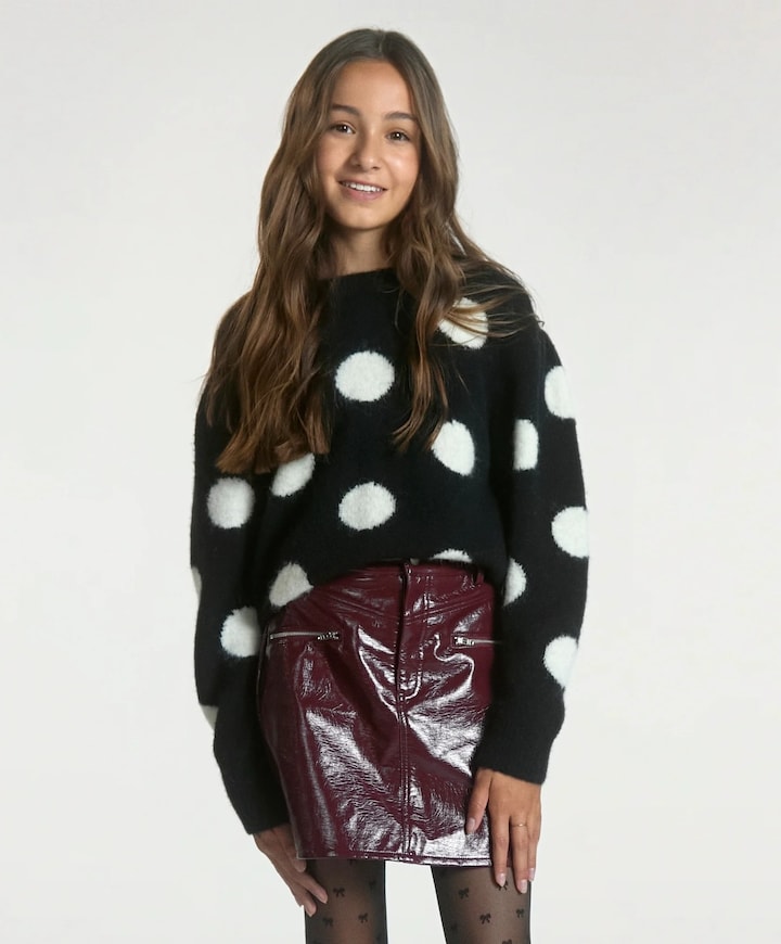 Meisjes sweater zwart