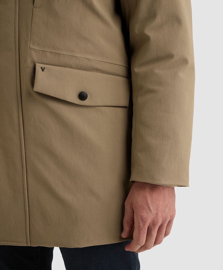 Heren jas beige