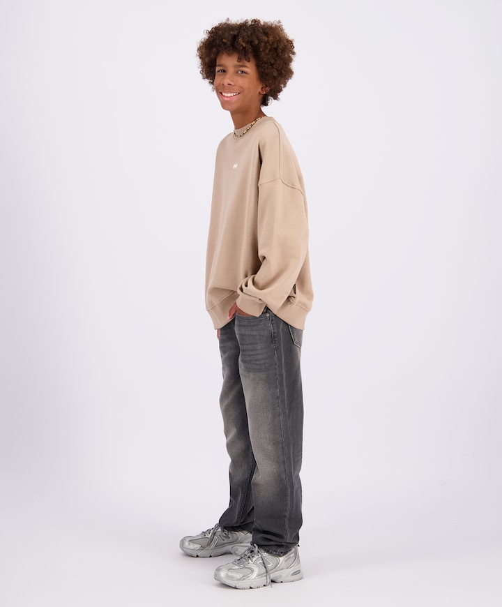 Jongens sweater beige