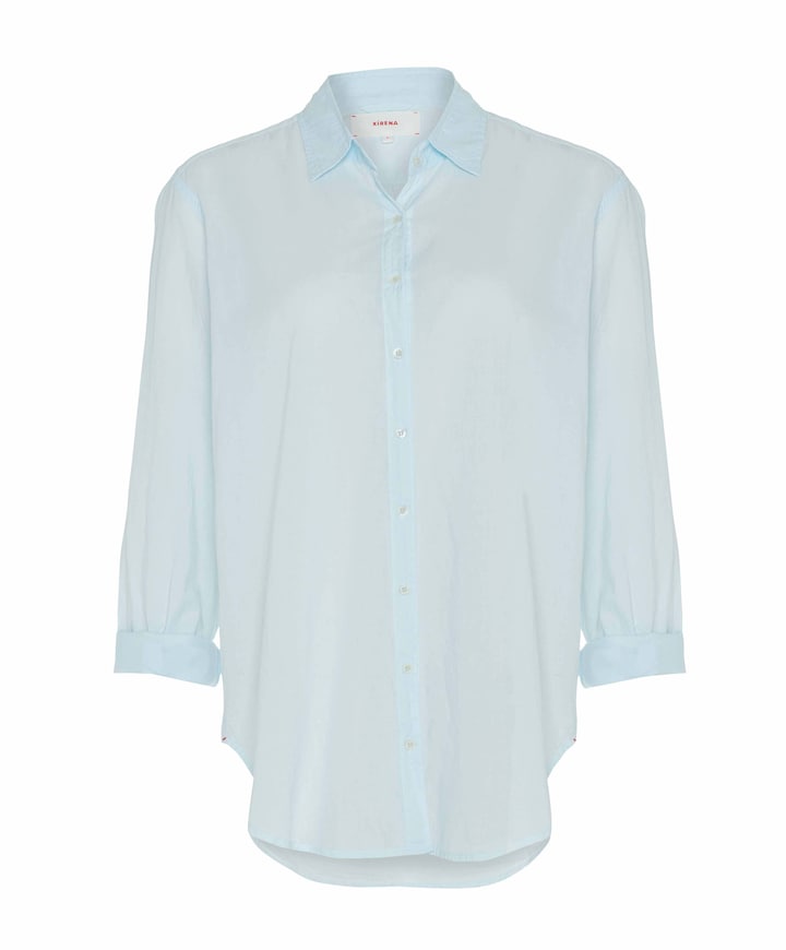 Dames blouse blauw