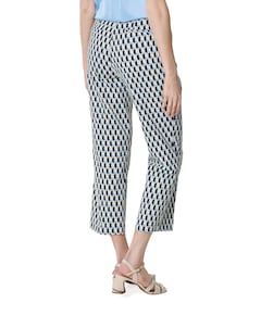 3/4 dames broek blauw