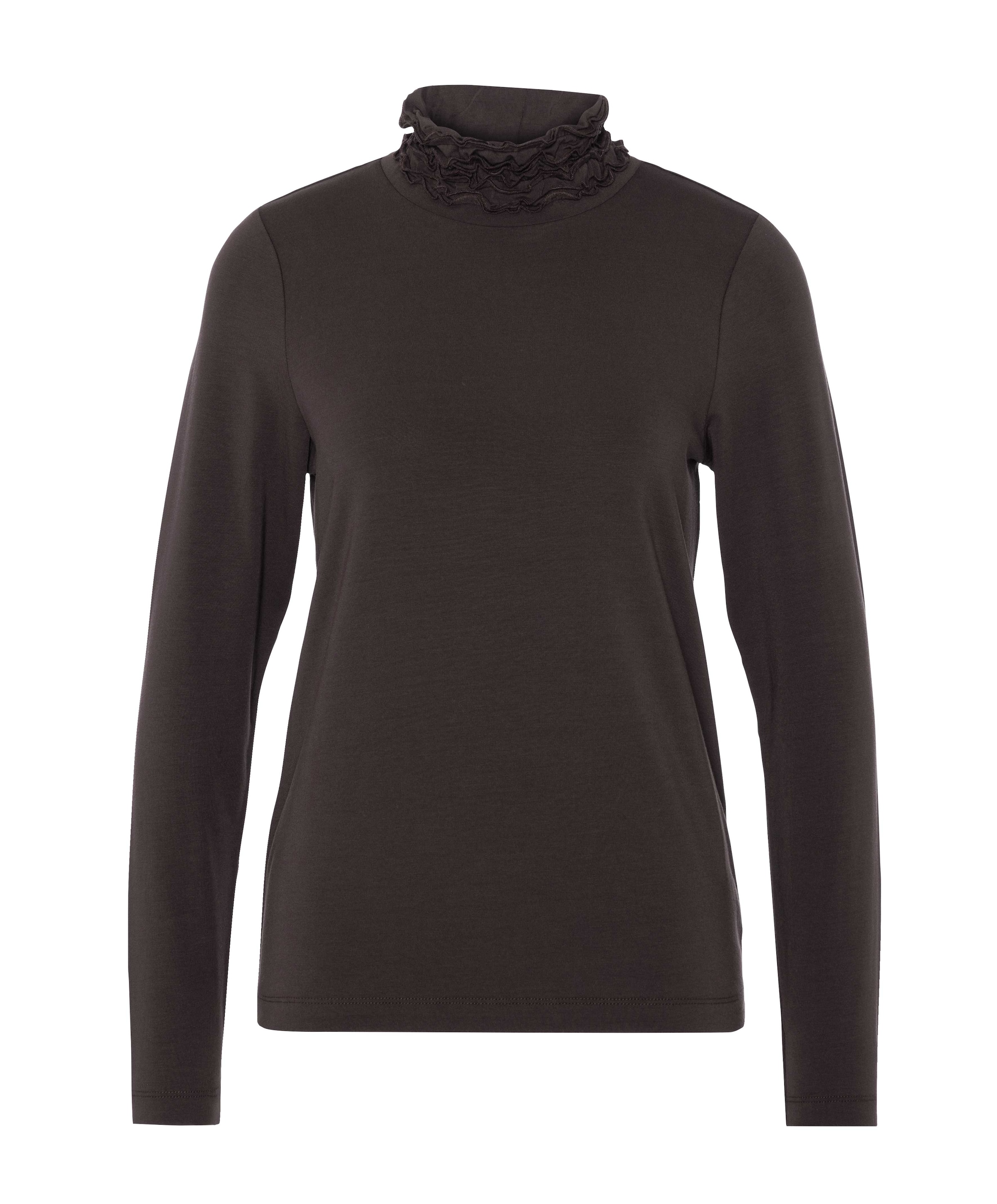 Dames longsleeve bruin