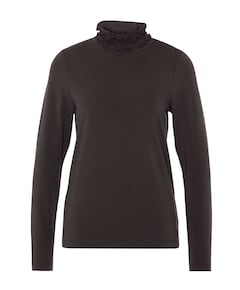 Dames longsleeve bruin