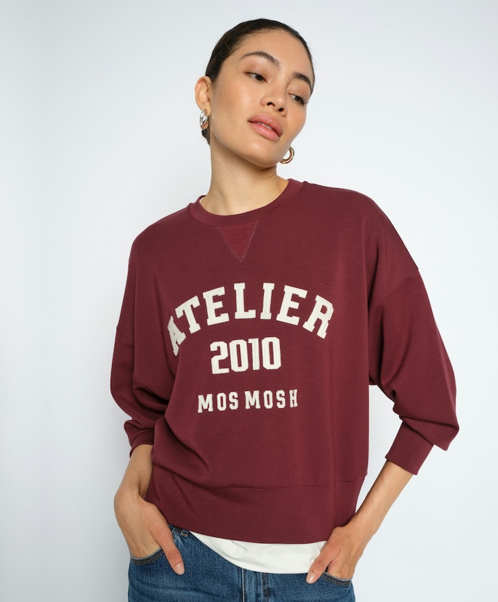 Dames sweater bordeaux