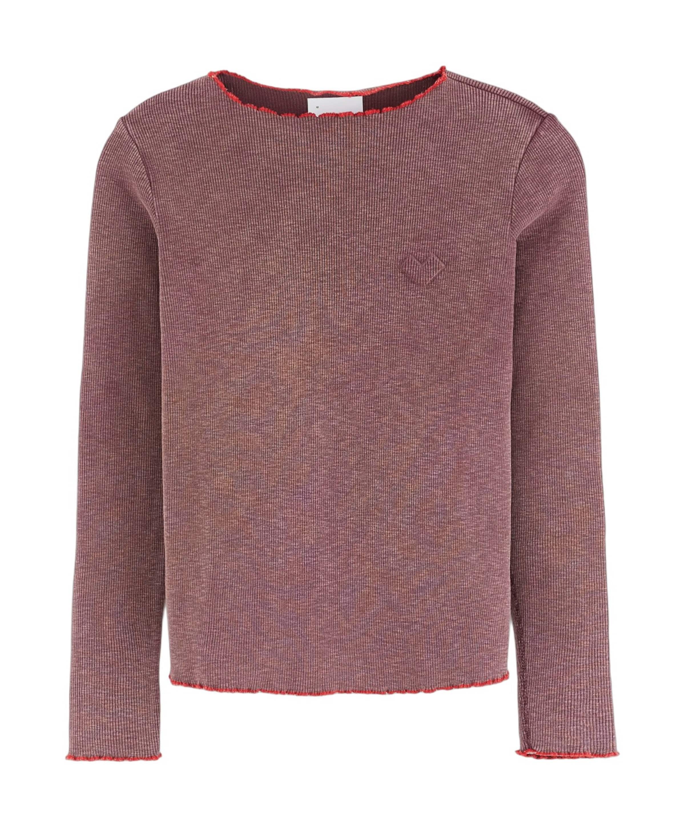 Meisjes longsleeve rood