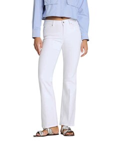 Paris flared dames jeans wit