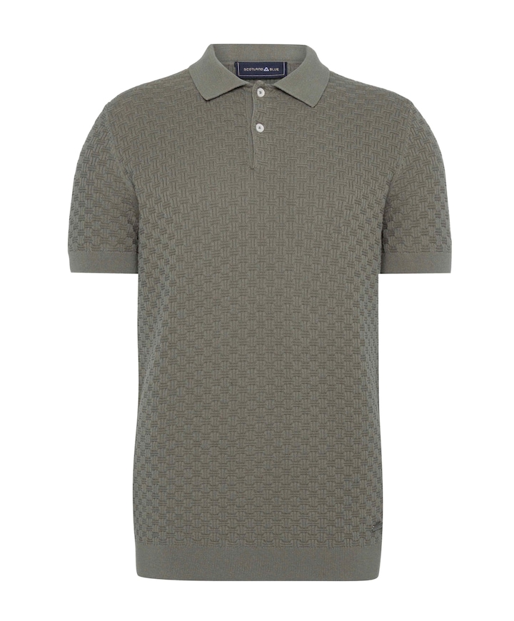 Heren polo bruin