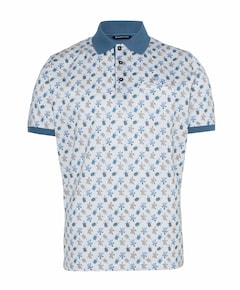 Heren polo blauw