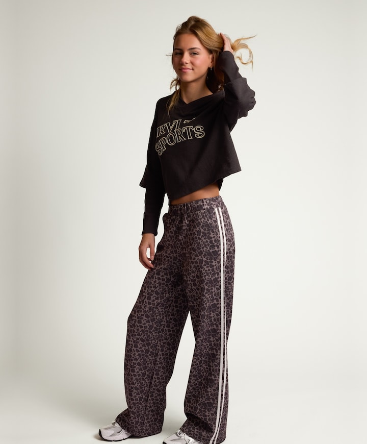 meisjes broek grijs