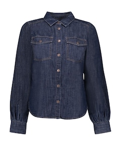 Dames blouse blauw