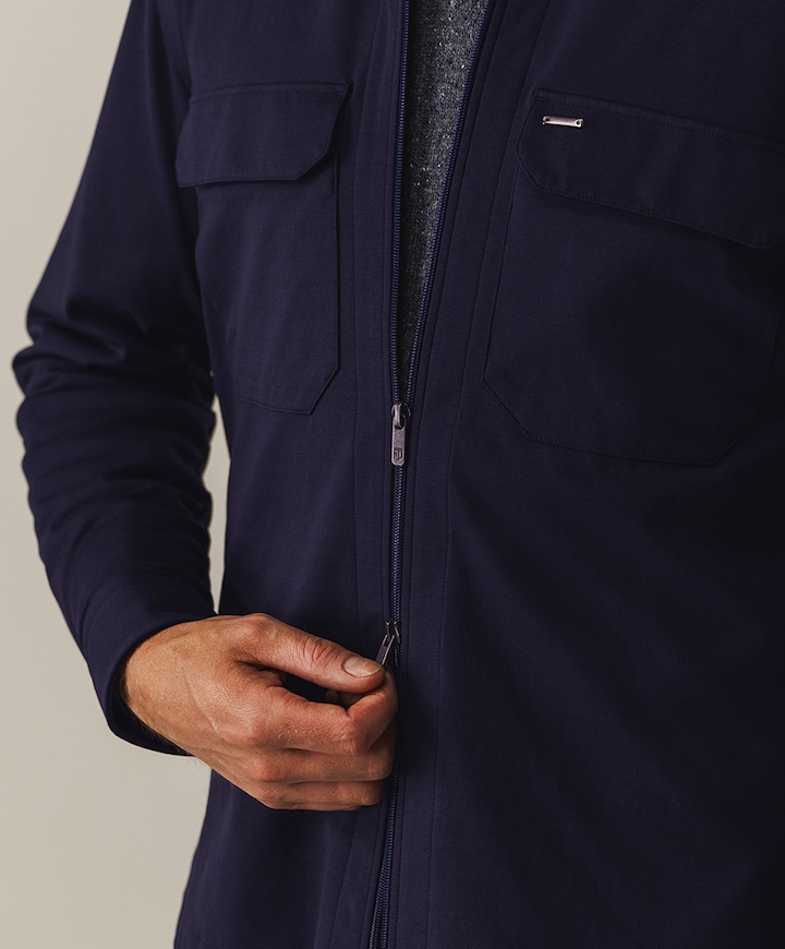 Overshirt blauw
