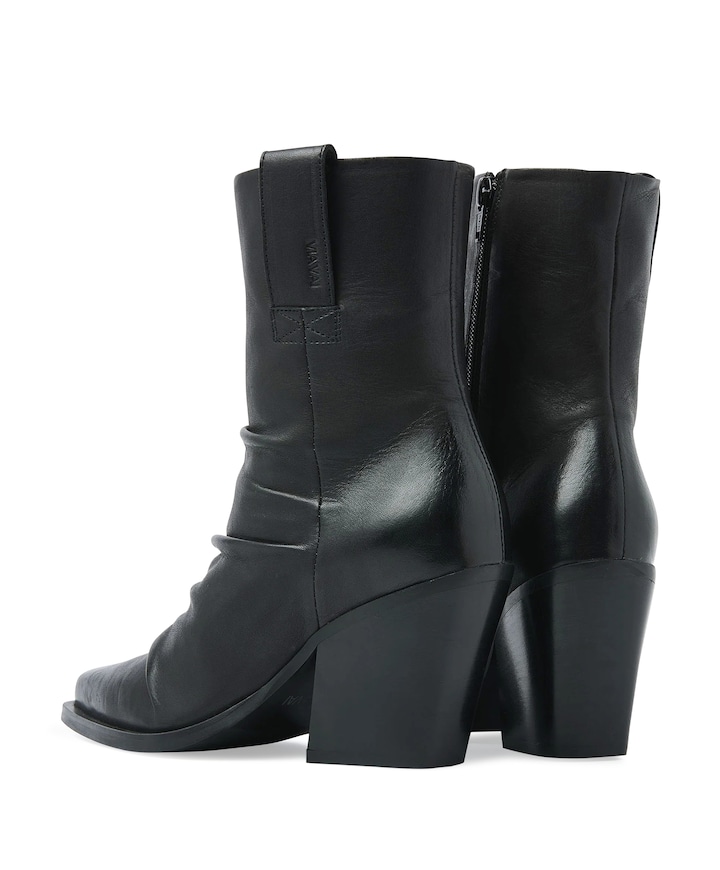 Gioia Stella enkellaarzen zwart