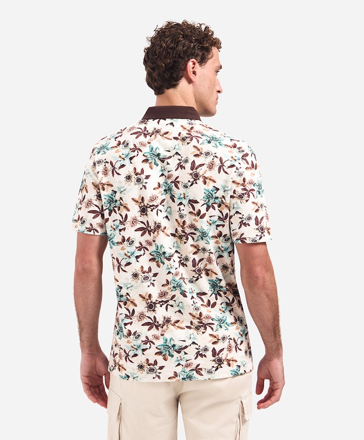 Heren polo blauw