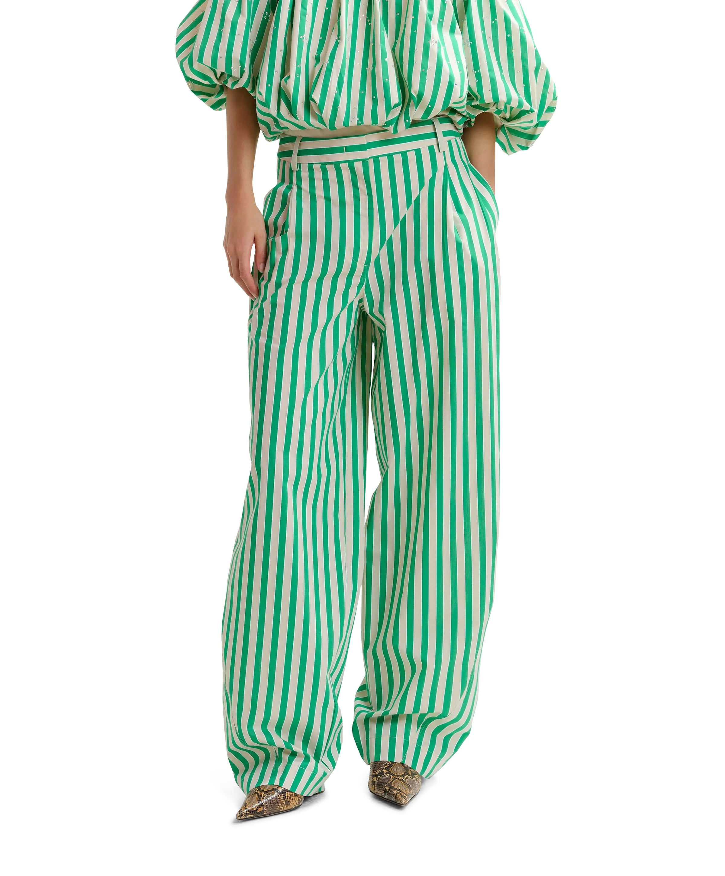 Jorner barrel leg dames broek ecru