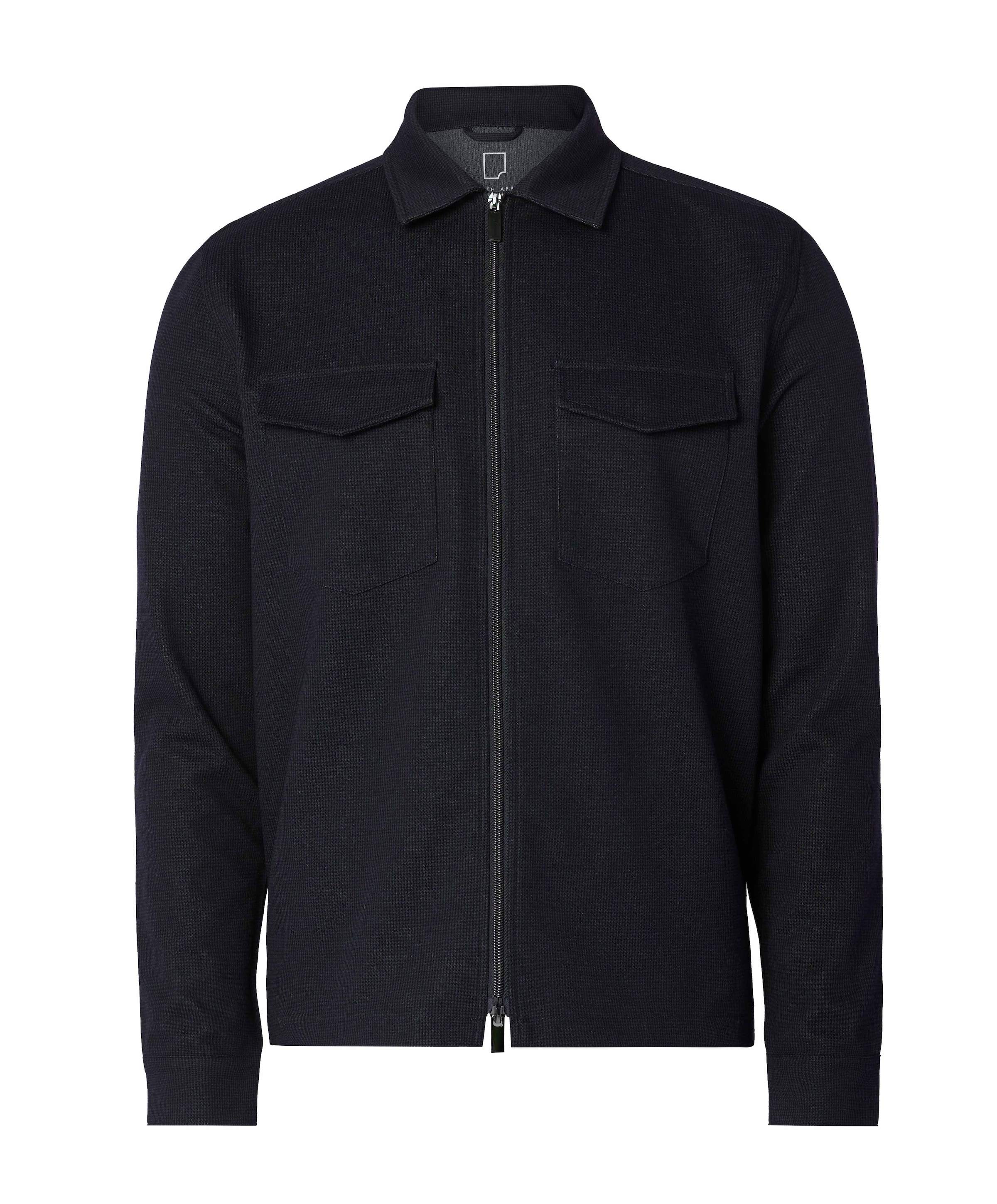 Heren overshirt blauw