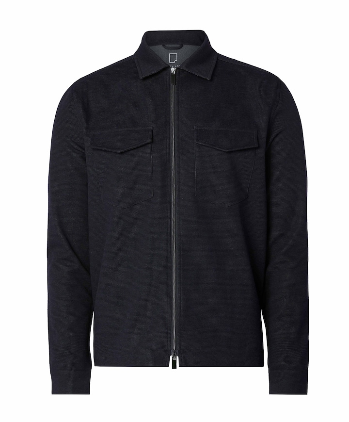 Heren overshirt blauw