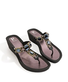 Appollo Pool Shoe slipper zwart