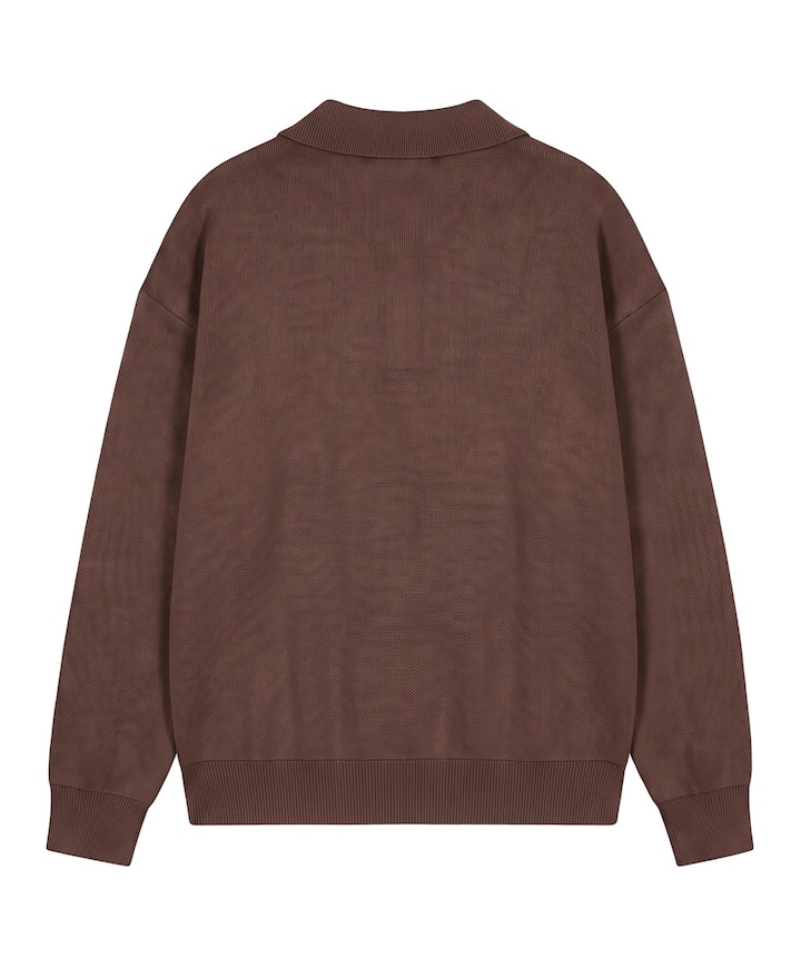 Jongens polo bruin