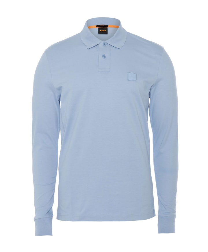 Heren polo blauw
