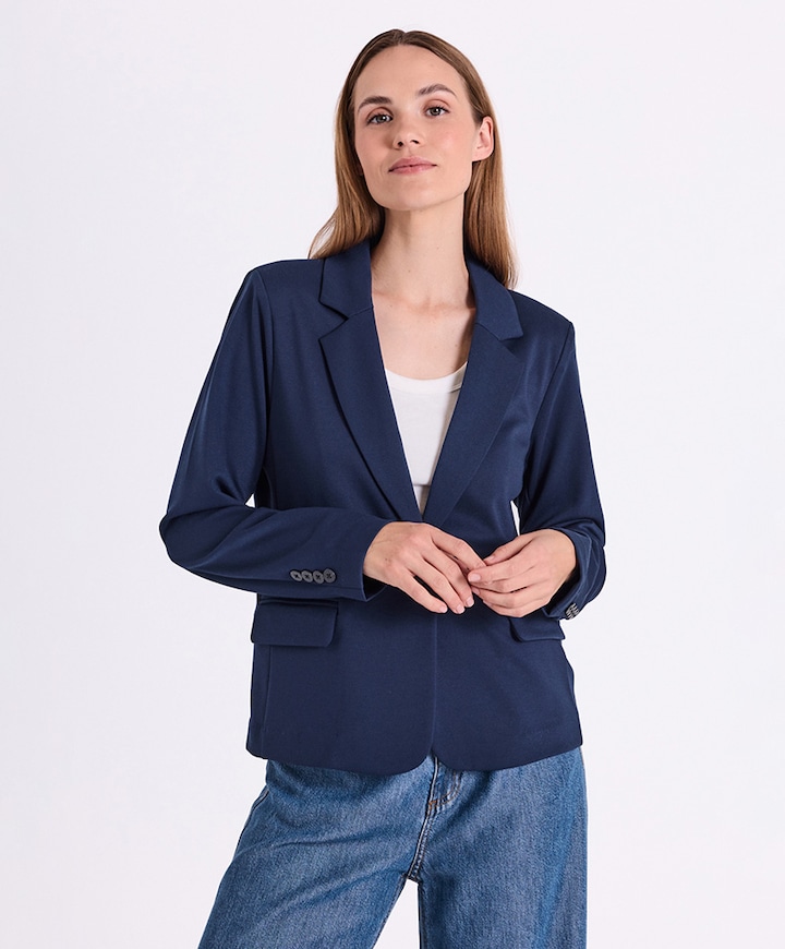 Dames blazer blauw