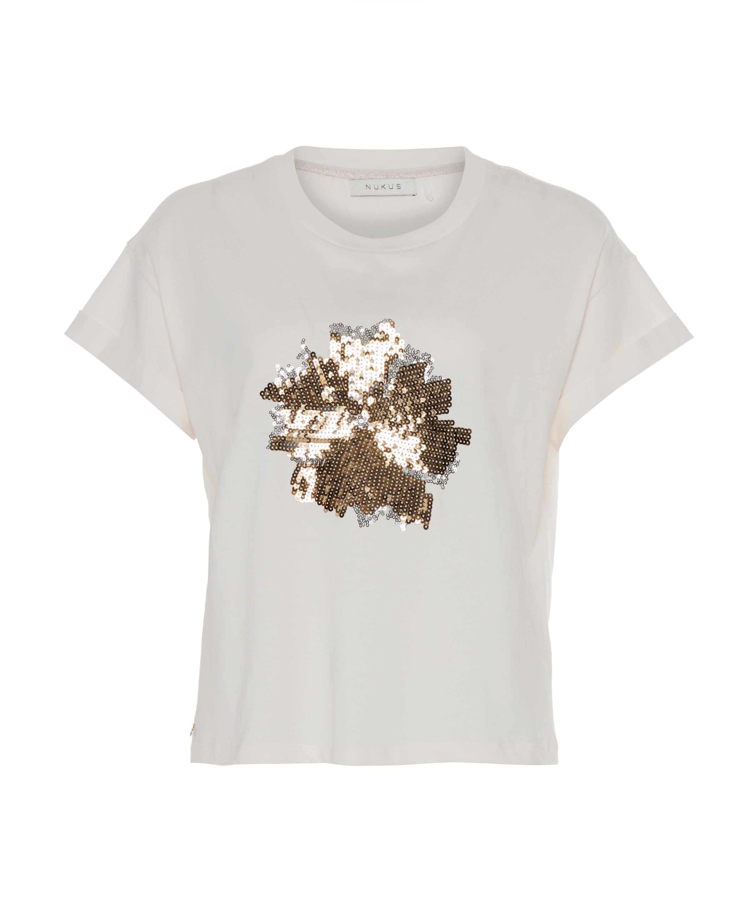 Dames t-shirt ecru
