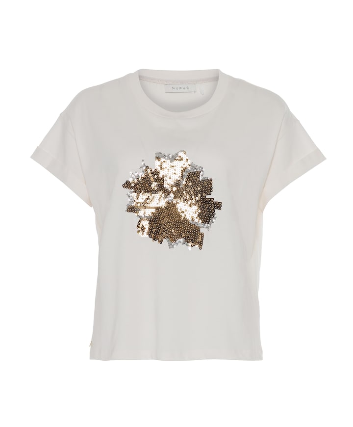 Dames t-shirt ecru