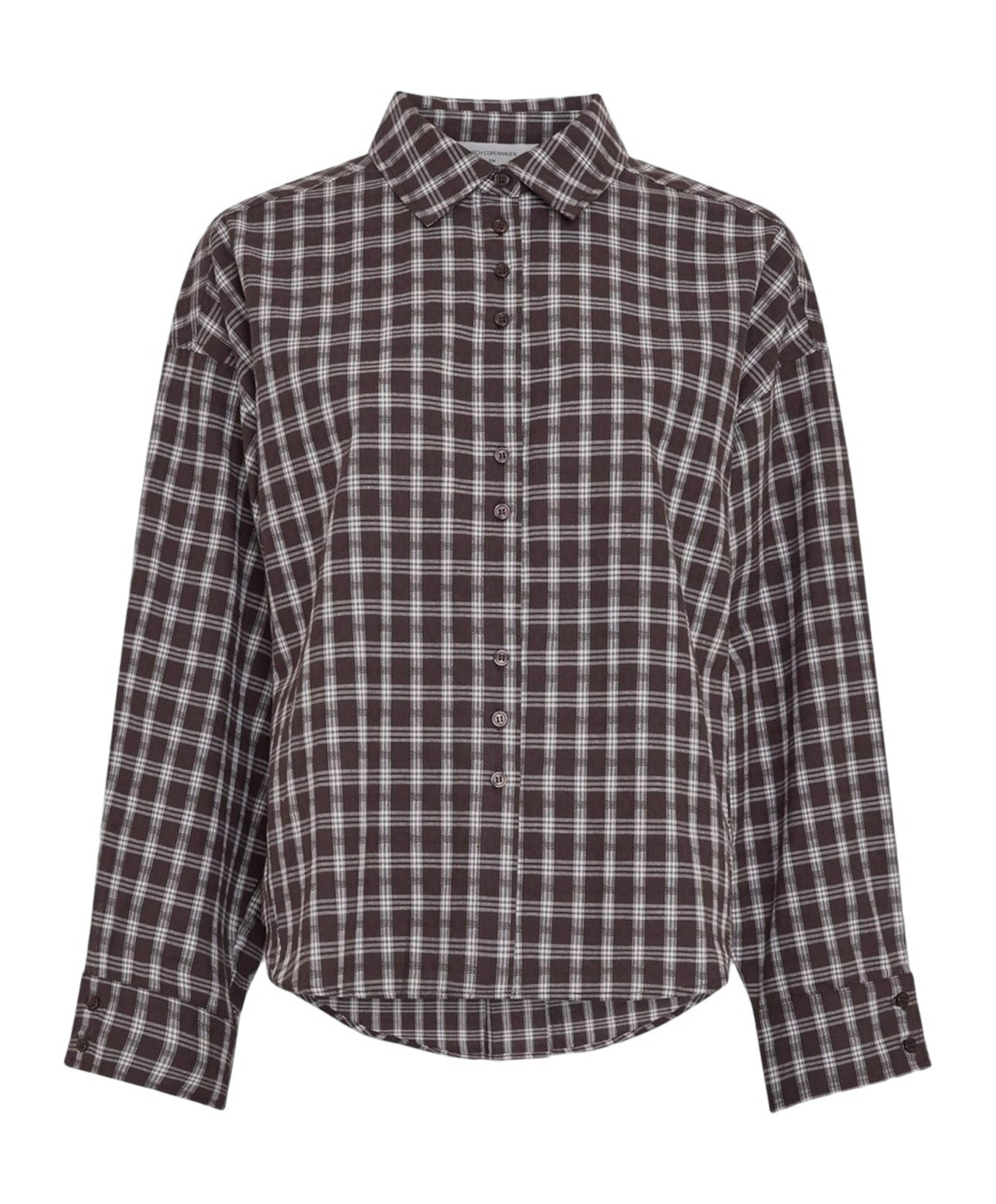 Dames blouse bruin