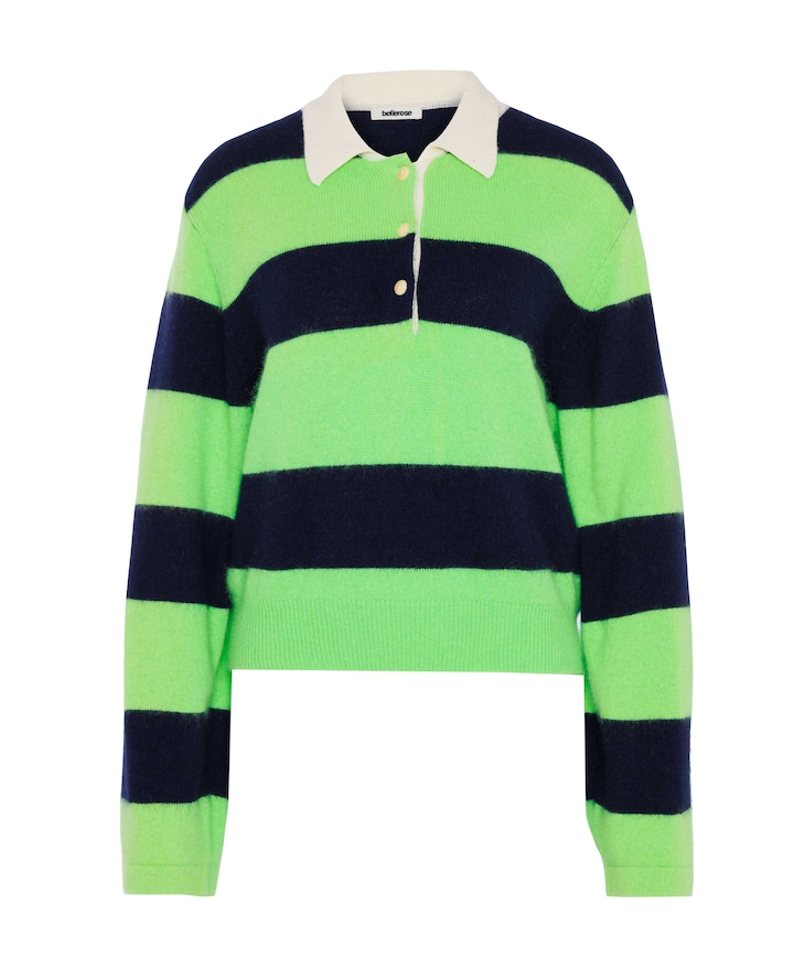 Dames polo blauw
