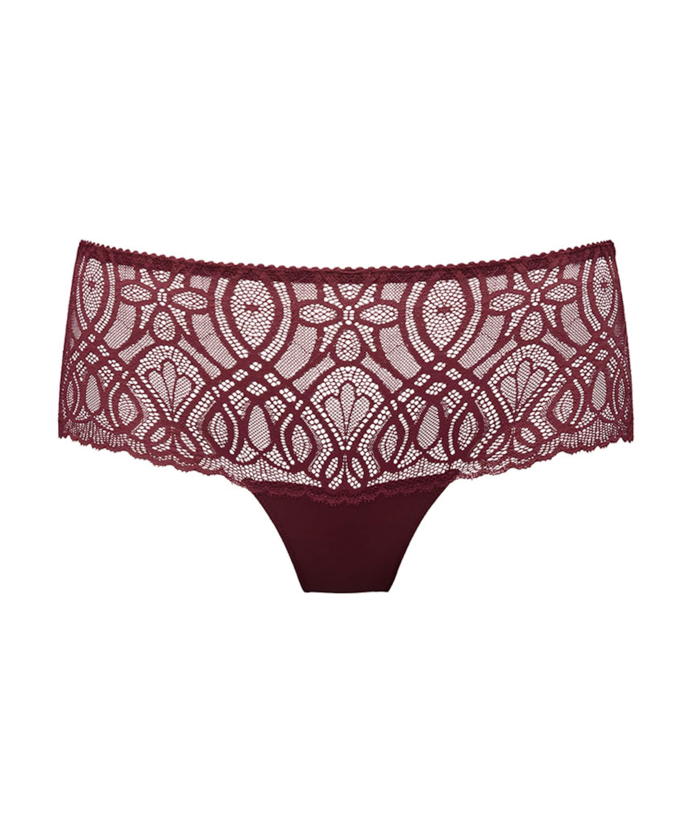Dames string bordeaux