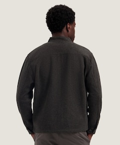 Heren overshirt bruin