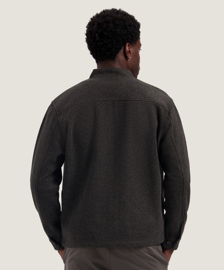 Heren overshirt bruin